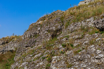 Wild rocky and mountainous nature of Eastern Europe. Landscape background