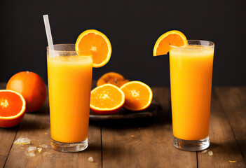 drink with orange juice. Vitamin C