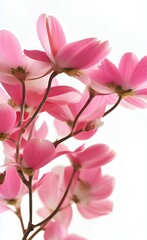 pink flowers made using Generative AI Technology.