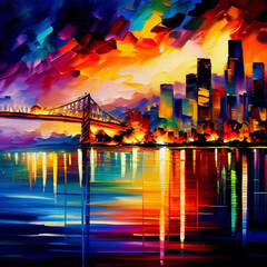 Fototapeta premium colors of San Francisco