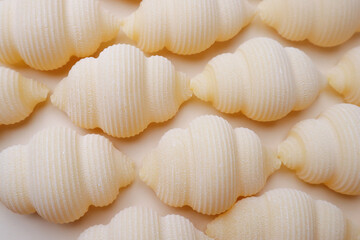 Pasta on a beige background - pattern, texture