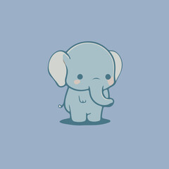 elephant, animal, cartoon, vector, illustration, mammal, baby, fun, cute, safari, funny, wild, character, art, drawing, zoo, nature, pink, wildlife, love, animals, design, big, happy, clipart