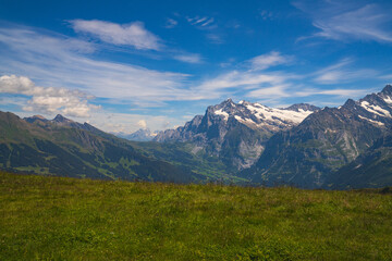 Naklejka premium landscape in the mountains