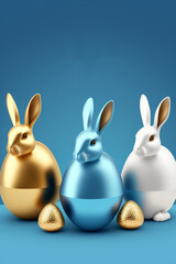Obraz premium Easter time, Happy Easter, generative ai