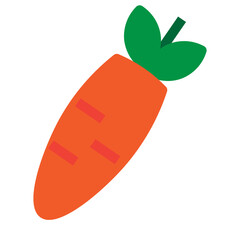 Carrot Flat Icon