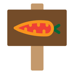 Carrot Flat Icon