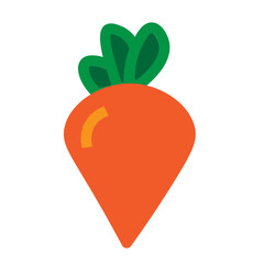 Carrot Flat Icon
