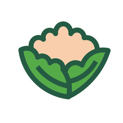 Cauliflower Flat Icon