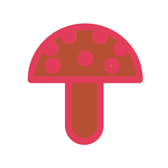 Mushroom Flat Icon