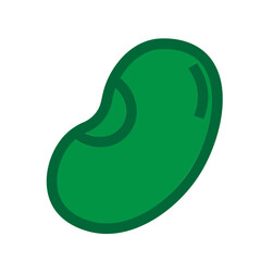 Soybeans Flat Icon