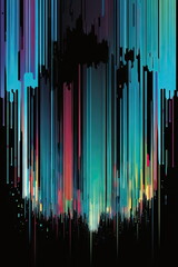 glitch vector background, colorful wallpaper, Made by AI,Artificial intelligence