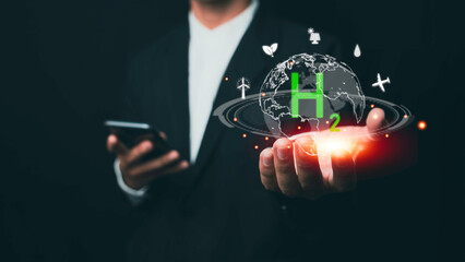 Metaverse users are searching for clean hydrogen energy, environment, green industry. and alternative energy on the virtual global internet, H2