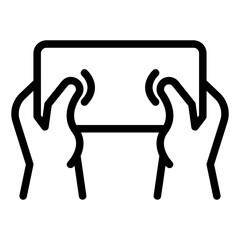 mobile game line icon