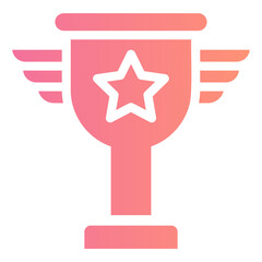 trophy gradient icon