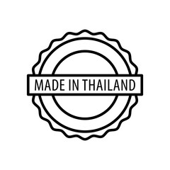 Made in Thailand icon vector logo design template