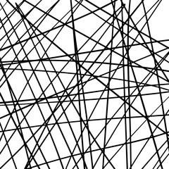 Scribble lines hand drawn seamless pattern.