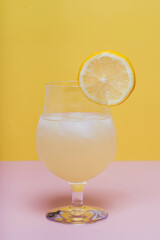 Refreshing Summer Lemonade Cocktail Drink