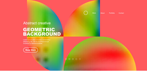 Circle abstract background with fluid gradient colors. Vector illustration for wallpaper, banner, background, leaflet, catalog, cover, flyer