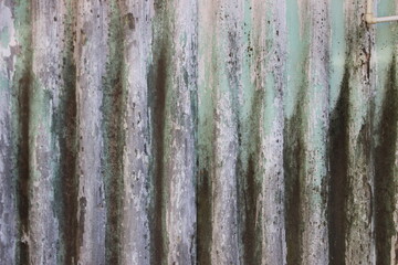 bark texture, painted old metal sheet with rust and moss, sea level aged wood and metal, green painted discolored