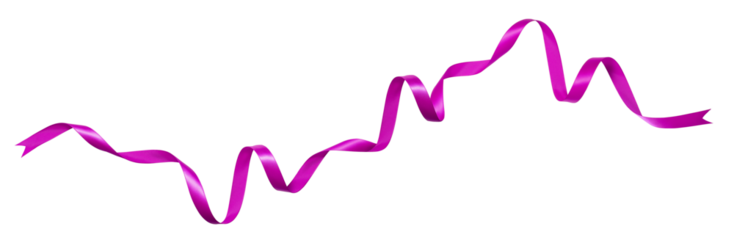 サテンのピンク色のリボンの背景テクスチャー