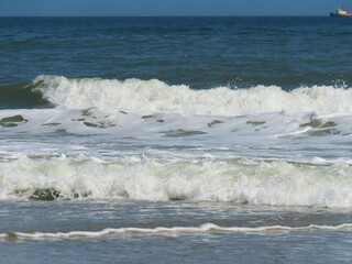 Ocean waves background in Florida beach