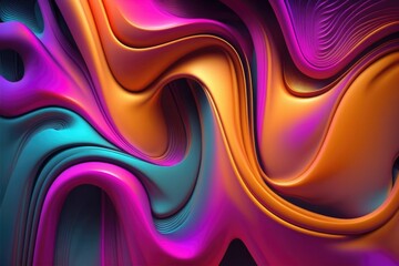 3D Abstract Background, generative ai