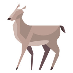 fawn animal low poly