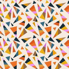 Abstract triangle pattern art background