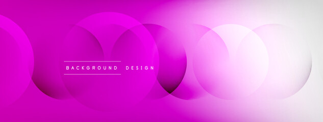 Abstract background - geometric composition created with lights and shadows. Technology or business digital template