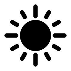 illumination glyph icon