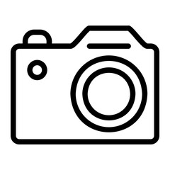 camera line icon