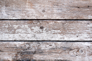 Old cracked wood plank texture background.  Grunge and rough texture background of old wood. 