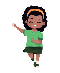 afro little girl
