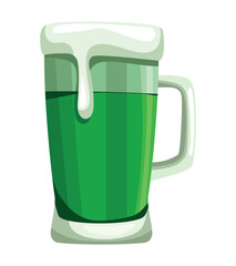 green beer jar drink