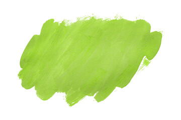 Lime green brush isolated on transparent background. Lime green brush, png