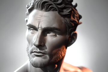 Handsome Chiseled Male Statue