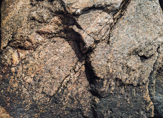 Rough grainy dark brown granite texture. Natural grunge background.