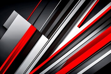Fototapeta premium black and red stripes abstract background