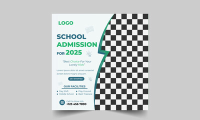 Educational social media post or banner design