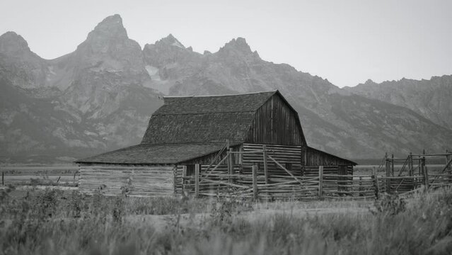 Old Barn In Grand Tetons