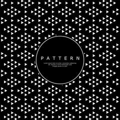 Luxury geometric triangle fish abstract pattern design