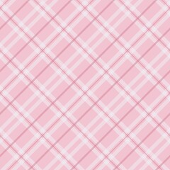 Tartan seamless pattern, pink and white can be used in decorative designs. fashion clothes Bedding, curtains, tablecloths, notebooks