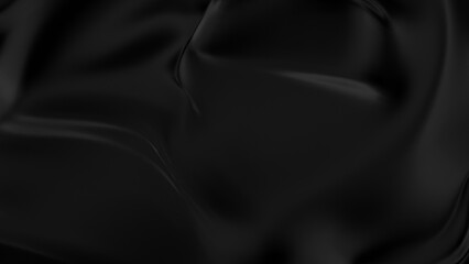 black fabric texture overlay element