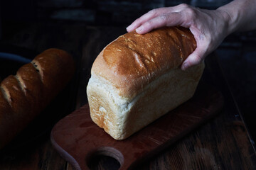 delicious wholegrain loaf of bread