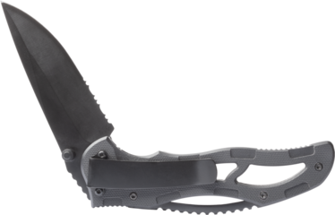 Skeletonized folding tactical knife