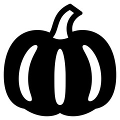 pumpkin solid icon