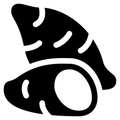 sweet potatoes solid icon