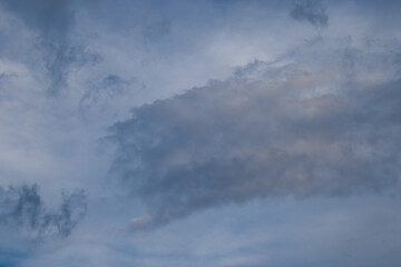 Naklejka na ściany i meble Blue sky with white clouds for background purposes