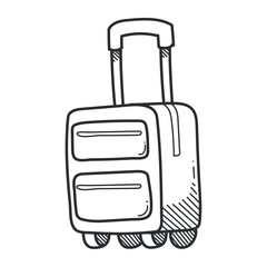 travel suitcase with wheels