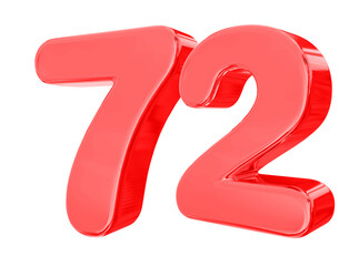 72 Red Number
